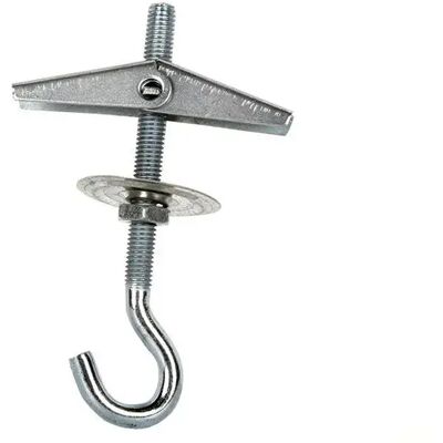 Cofan Ancrage à Boulon à Bascule Avec Crochet M6 50 Unités Zinc Plated One Size - Publicité Cofan Ancrage à Boulon à Bascule Avec Crochet M6 50 Unités Zinc Plated One Size - Publicité