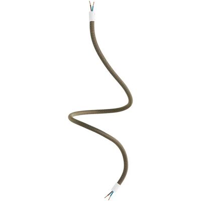 Cables Câble De Tuyau Creative Flex Rz24 90 Cm Matte White / Black and Gold 90 cm - Publicité Cables Câble De Tuyau Creative Flex Rz24 90 Cm Matte White / Black and Gold 90 cm - Publicité