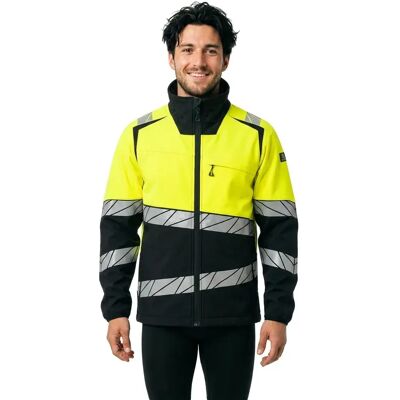 Mascot Veste Softshell Black / Hi-Vis Yellow L - Publicité Mascot Veste Softshell Black / Hi-Vis Yellow L - Publicité