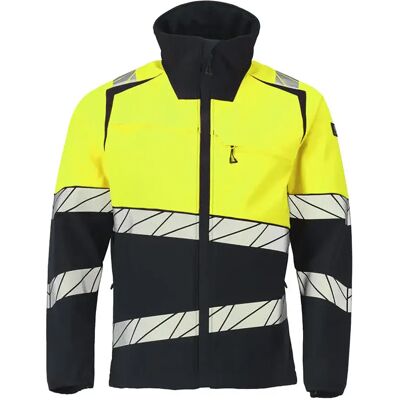 Mascot Veste Softshell Dark Navy / Hi-Vis Yellow L - Publicité Mascot Veste Softshell Dark Navy / Hi-Vis Yellow L - Publicité