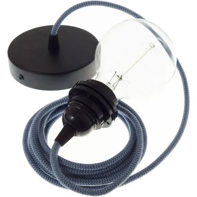 Creative Cables Lampe Suspendue Pendel Pour Abat-jour Rz25 Zigzag 2 M Stone Grey / Ocean / Black One Size - Publicité Creative Cables Lampe Suspendue Pendel Pour Abat-jour Rz25 Zigzag 2 M Stone Grey / Ocean / Black One Size - Publicité
