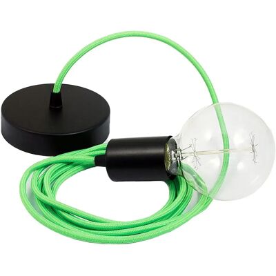 Creative Cables Suspension Luminaire Rf06 2 M Neon Green / Black One Size - Publicité Creative Cables Suspension Luminaire Rf06 2 M Neon Green / Black One Size - Publicité
