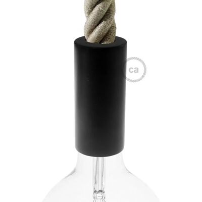 Creative Cables Kit Douille E27 En Bois Pour Câble 3xl Black One Size - Publicité Creative Cables Kit Douille E27 En Bois Pour Câble 3xl Black One Size - Publicité