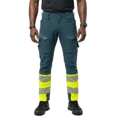 Mascot Pantalon De Travail Accelerate Safe 19179 Dark Petroleum / Hi-Vis Yellow 51 - Publicité Mascot Pantalon De Travail Accelerate Safe 19179 Dark Petroleum / Hi-Vis Yellow 51 - Publicité