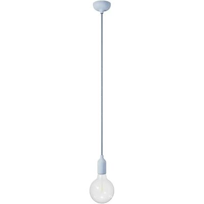 Creative Cables Suspension Colorée Avec Câble Textile Avec Bulb Silicone Light Blue One Size - Publicité Creative Cables Suspension Colorée Avec Câble Textile Avec Bulb Silicone Light Blue One Size - Publicité