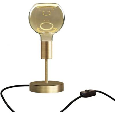 Creative Cables Lampe De Table Alzaluce Globo Ghost Avec Interrupteur En Métal Satin Brass One Size - Publicité Creative Cables Lampe De Table Alzaluce Globo Ghost Avec Interrupteur En Métal Satin Brass One Size - Publicité