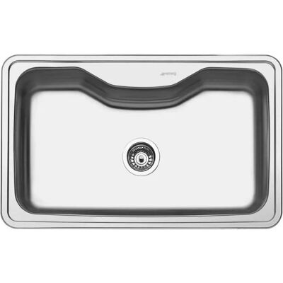 SMEG évier Lyg800 Stainless Steel One Size - Publicité SMEG évier Lyg800 Stainless Steel One Size - Publicité