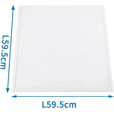 Aigostar Panneau Led Edge-lit 40w 3000k 4600 Lumens E 595x595 Mm White One Size - Publicité Aigostar Panneau Led Edge-lit 40w 3000k 4600 Lumens E 595x595 Mm White One Size - Publicité