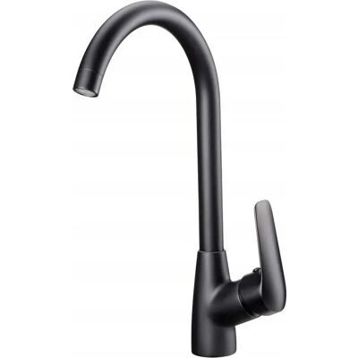 Robinet de Cuisine Deante - Noir - Bec en U - 34cm - Design Moderne - Publicité Robinet de Cuisine Deante - Noir - Bec en U - 34cm - Design Moderne - Publicité