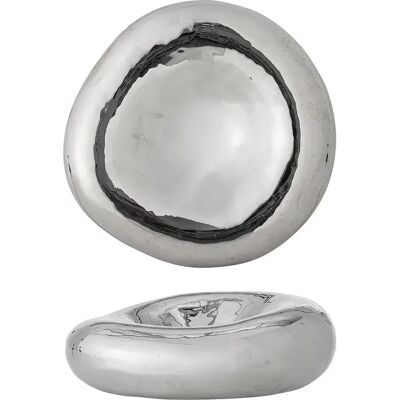 Bloomingville Bol Décoratif Shine-stoneware Silver One Size - Publicité Bloomingville Bol Décoratif Shine-stoneware Silver One Size - Publicité