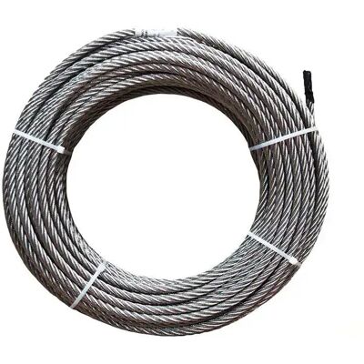 Cofan Câble Galvanisé D1770 6x7+1 50 M 5 Mm Grey One Size - Publicité Cofan Câble Galvanisé D1770 6x7+1 50 M 5 Mm Grey One Size - Publicité