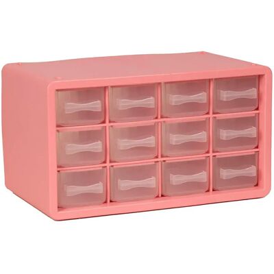 Raaco Boîte De Rangement Storage Box With 12 Drawers White / Multicolor One Size - Publicité Raaco Boîte De Rangement Storage Box With 12 Drawers White / Multicolor One Size - Publicité