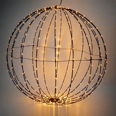 Aigostar Lumière Décorative Ball-shaped 3d 5m + 60cm Warm White Low Voltage Black 60 cm - Publicité Aigostar Lumière Décorative Ball-shaped 3d 5m + 60cm Warm White Low Voltage Black 60 cm - Publicité