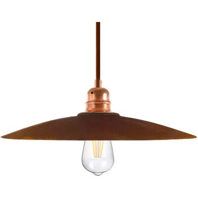 Creative Cables Lampe Suspendue Ceramic Plate Rust / White One Size - Publicité Creative Cables Lampe Suspendue Ceramic Plate Rust / White One Size - Publicité
