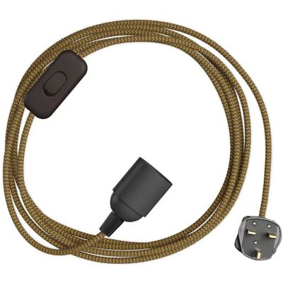Creative Cables Douille Avec Cordon Snakebis Shade Ready E14 Honey / Grey 3 m - Publicité Creative Cables Douille Avec Cordon Snakebis Shade Ready E14 Honey / Grey 3 m - Publicité