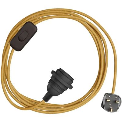 Creative Cables Douille Avec Cordon Snakebis Shade Ready E27 Mustard 3 m - Publicité Creative Cables Douille Avec Cordon Snakebis Shade Ready E27 Mustard 3 m - Publicité