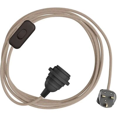 Creative Cables Douille Avec Cordon Snakebis Zig-zag Shade Ready E27 Bark 3 m - Publicité Creative Cables Douille Avec Cordon Snakebis Zig-zag Shade Ready E27 Bark 3 m - Publicité