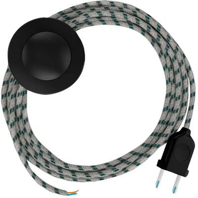 Creative Cables Câble De Lampadaire Rd54 Stripes 3m Anthracite One Size - Publicité Creative Cables Câble De Lampadaire Rd54 Stripes 3m Anthracite One Size - Publicité