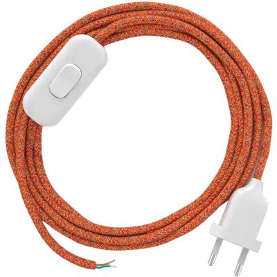 Creative Cables Câble De Lampe Rx07 1.8m Indian Summer / White One Size - Publicité Creative Cables Câble De Lampe Rx07 1.8m Indian Summer / White One Size - Publicité