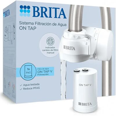 Brita Système Sur Robinet Avec Compteur Analogique Avec 1 Filtre V White One Size - Publicité Brita Système Sur Robinet Avec Compteur Analogique Avec 1 Filtre V White One Size - Publicité