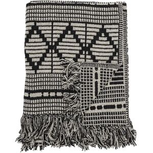 Bloomingville Couverture Gutte 160x130 Cm Black One Size - Publicité Bloomingville Couverture Gutte 160x130 Cm Black One Size - Publicité