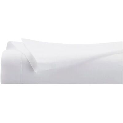 Atmosphera Drap en coton Blanc - 180 x 290 cm - Drap en coton - Publicité Atmosphera Drap en coton Blanc - 180 x 290 cm - Drap en coton - Publicité