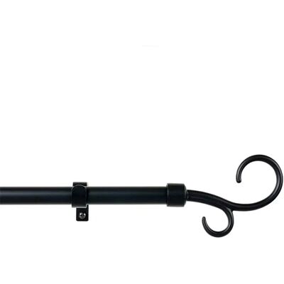 Barre à Rideaux Métal Noir Extensible 160-300cm Cintacor - Publicité Barre à Rideaux Métal Noir Extensible 160-300cm Cintacor - Publicité