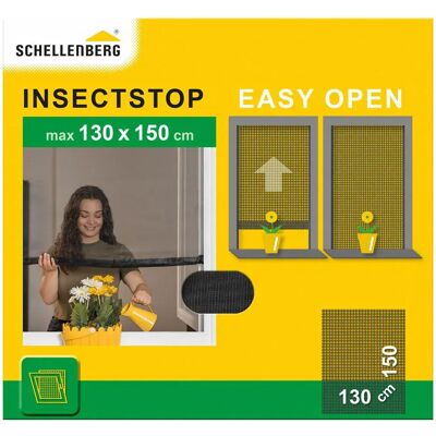 Schellenberg Moustiquaire Facile à Ouvrir 130x150 Cm Grey One Size - Publicité Schellenberg Moustiquaire Facile à Ouvrir 130x150 Cm Grey One Size - Publicité