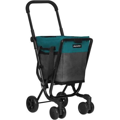 Playmarket Chariot De Courses New Easy Go Premium Grey / Sapphire One Size - Publicité Playmarket Chariot De Courses New Easy Go Premium Grey / Sapphire One Size - Publicité
