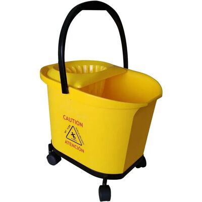 Denox Seau à Serpillière Warning Yellow One Size - Publicité Denox Seau à Serpillière Warning Yellow One Size - Publicité