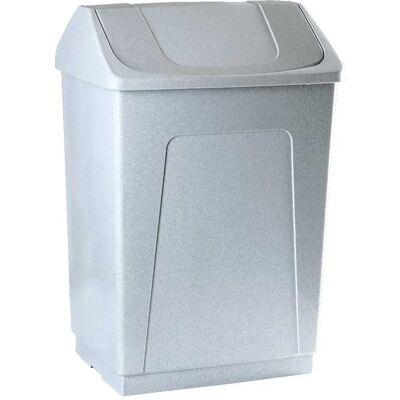 Denox Poubelle 55l Granite One Size - Publicité Denox Poubelle 55l Granite One Size - Publicité