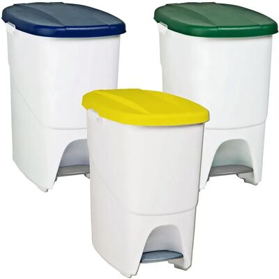 Denox Poubelle De Recyclage Pedalbin Eco Pack 25l 3 Unités Multicolor One Size - Publicité Denox Poubelle De Recyclage Pedalbin Eco Pack 25l 3 Unités Multicolor One Size - Publicité
