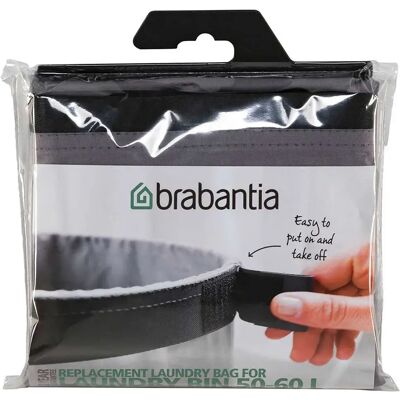 Sac à linge de remplacement Brabantia - 60L - Gris - Publicité Sac à linge de remplacement Brabantia - 60L - Gris - Publicité