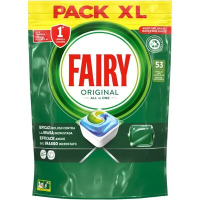 Fairy Tout En 1 Origine 53 Unités Multicolor One Size - Publicité Fairy Tout En 1 Origine 53 Unités Multicolor One Size - Publicité