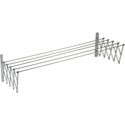 Sauvic Corde à Linge Extensible En Acier Inoxydable 140 Cm Silver One Size - Publicité Sauvic Corde à Linge Extensible En Acier Inoxydable 140 Cm Silver One Size - Publicité