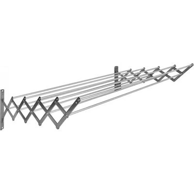 Sauvic Étendoir à Linge Extensible En Aluminium 10 Tiges 80 Cm One Size - Publicité Sauvic Étendoir à Linge Extensible En Aluminium 10 Tiges 80 Cm One Size - Publicité