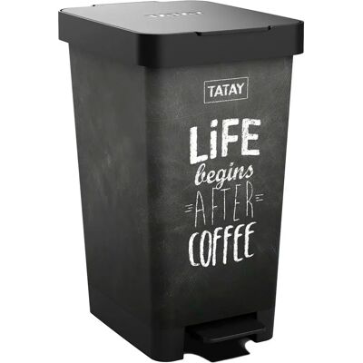 Tatay Poubelle De Recyclage 25l Slate One Size - Publicité Tatay Poubelle De Recyclage 25l Slate One Size - Publicité