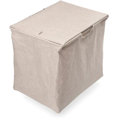 Emuca Panier à Linge 418x320x400 Mm Beige One Size - Publicité Emuca Panier à Linge 418x320x400 Mm Beige One Size - Publicité