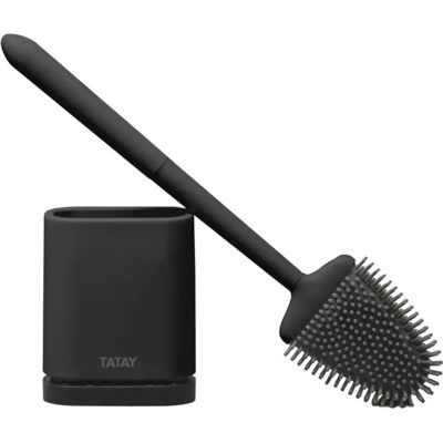 Tatay Brosse De Toilette Flex Tpe Black One Size - Publicité Tatay Brosse De Toilette Flex Tpe Black One Size - Publicité