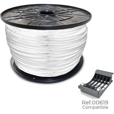 Edm Rouleau De Câble Multiconducteur 3x1.5 Mm 200 M White One Size - Publicité Edm Rouleau De Câble Multiconducteur 3x1.5 Mm 200 M White One Size - Publicité