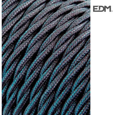 Câble textile tressé EDM C63 - 2 x 0,75 mm - 5 m - Publicité Câble textile tressé EDM C63 - 2 x 0,75 mm - 5 m - Publicité