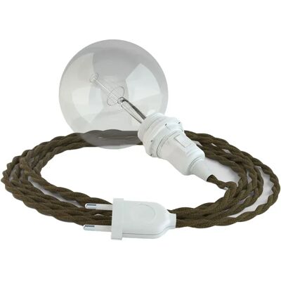 Creative Cables Lampe Suspendue Pour Abat-jour Tc13 5 M Brown / White EU Plug - Publicité Creative Cables Lampe Suspendue Pour Abat-jour Tc13 5 M Brown / White EU Plug - Publicité