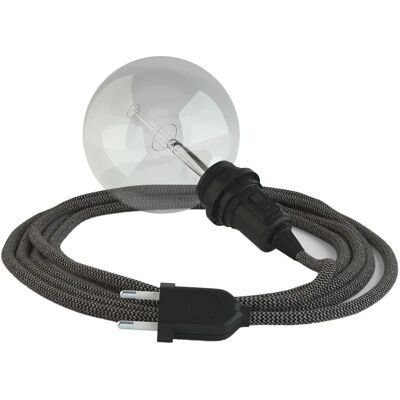 Creative Cables Lampe Suspendue Pour Abat-jour Rd74 Zigzag 5 M Anthracite / Black One Size - Publicité Creative Cables Lampe Suspendue Pour Abat-jour Rd74 Zigzag 5 M Anthracite / Black One Size - Publicité