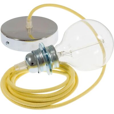 Creative Cables Lampe Suspendue Pendel Pour Abat-jour Rc10 2 M Pale Yellow / Chrome Plated One Size - Publicité Creative Cables Lampe Suspendue Pendel Pour Abat-jour Rc10 2 M Pale Yellow / Chrome Plated One Size - Publicité