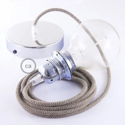 Creative Cables Lampe Suspendue Pendel Pour Abat-jour Rd73 Zigzag Diy 1 M Tree Bark / Chrome Plated One Size - Publicité Creative Cables Lampe Suspendue Pendel Pour Abat-jour Rd73 Zigzag Diy 1 M Tree Bark / Chrome Plated One Size - Publicité
