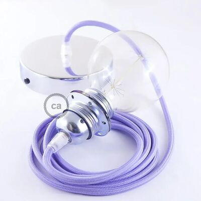 Creative Cables Lampe Suspendue Pendel Pour Abat-jour Rm07 Diy 2 M Lilac / Chrome Plated One Size - Publicité Creative Cables Lampe Suspendue Pendel Pour Abat-jour Rm07 Diy 2 M Lilac / Chrome Plated One Size - Publicité