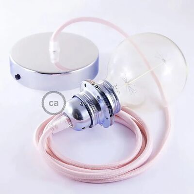 Creative Cables Lampe Suspendue Pendel Pour Abat-jour Rm16 2 M Pink / Chrome Plated One Size - Publicité Creative Cables Lampe Suspendue Pendel Pour Abat-jour Rm16 2 M Pink / Chrome Plated One Size - Publicité