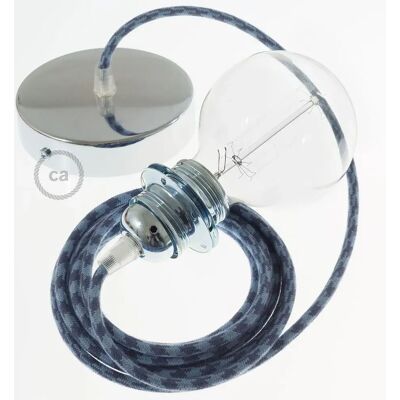 Creative Cables Lampe Suspendue Pendel Pour Abat-jour Rp25 1 M Stone Grey / Ocean / Chrome Plated One Size - Publicité Creative Cables Lampe Suspendue Pendel Pour Abat-jour Rp25 1 M Stone Grey / Ocean / Chrome Plated One Size - Publicité