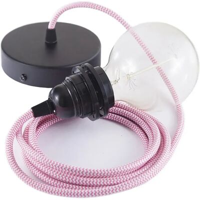 Creative Cables Lampe Suspendue Pendel Pour Abat-jour Rz08 Zigzag 2 M Fuchsia / Black One Size - Publicité Creative Cables Lampe Suspendue Pendel Pour Abat-jour Rz08 Zigzag 2 M Fuchsia / Black One Size - Publicité