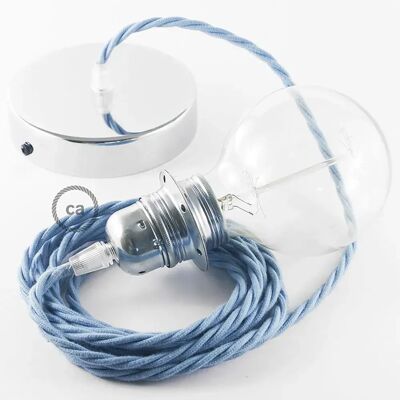 Creative Cables Lampe Suspendue Pendel Pour Abat-jour Tc53 1 M Ocean / Chrome Plated One Size - Publicité Creative Cables Lampe Suspendue Pendel Pour Abat-jour Tc53 1 M Ocean / Chrome Plated One Size - Publicité